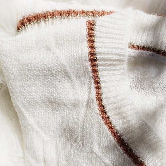 Last 🧡 Ivory Lightweight Tunic Sweater - Picture 2 of 5